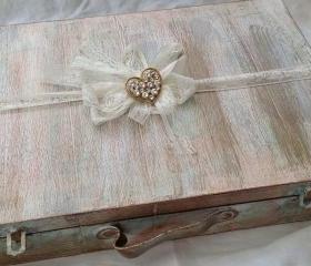 Wedding Keepsake suitcase box