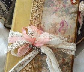 Wedding Guest Book - Old English Design - Custom 