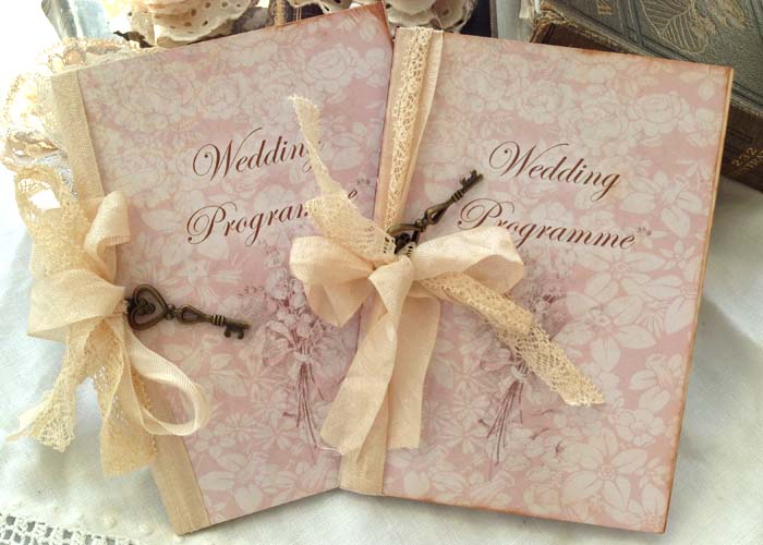 Wedding Program Vintage Style Custom On Luulla Wedding Program Vintage Style Custom