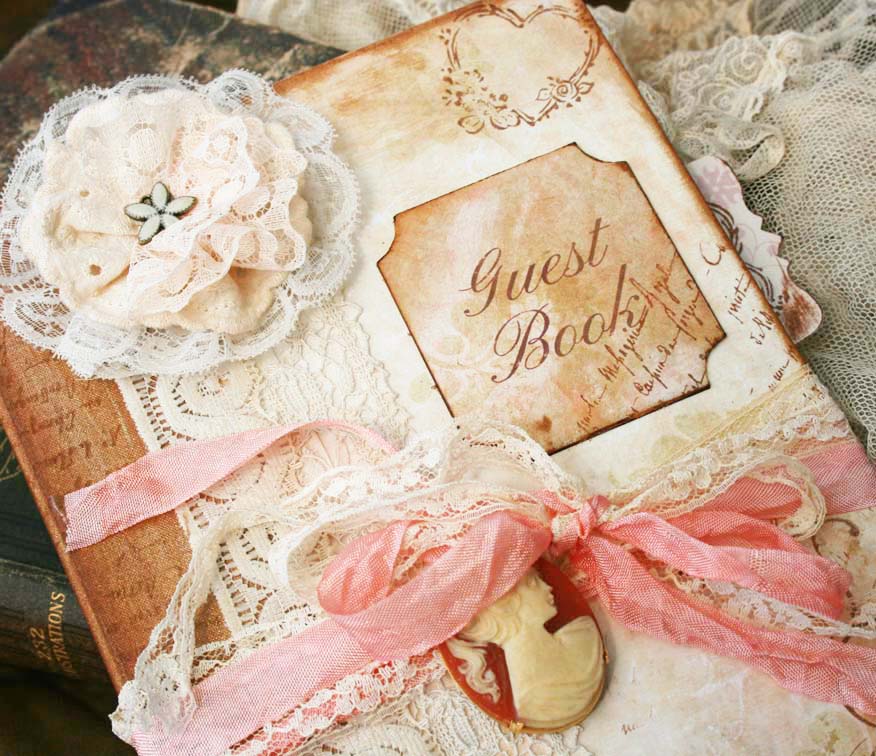 custom vintage style guest book for wedding vintage shabby chic 150 pages on luulla custom vintage style guest book for wedding vintage shabby chic 150 pages on luulla