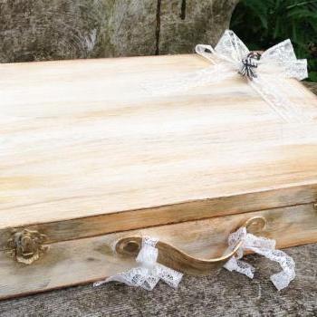 Wedding Keepsake suitcase box